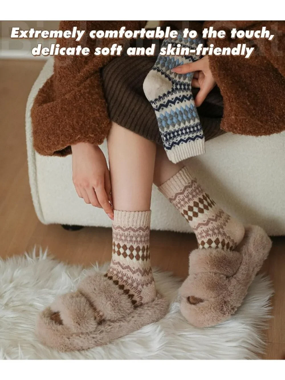 Cozy Winter Wool Socks for Women | Trendy Boot Socks | Perfect Gift Idea